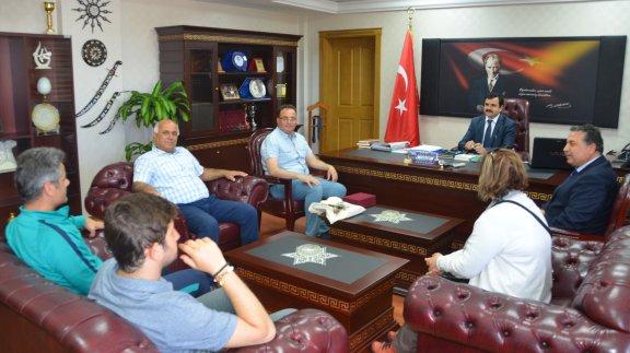 Kuzey Kıbrıs Türk Cumhuriyetinden Şanlıurfaya  Kardeşler Buluşuyor Projesiyle Gelen Grup Müdürlüğümüzü Ziyaret Etti