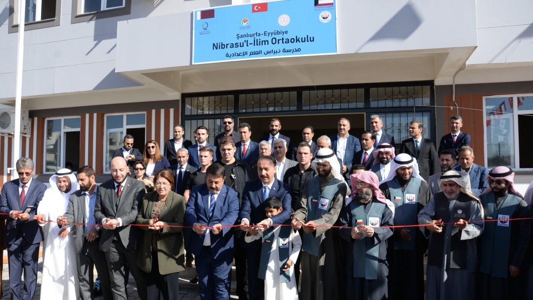 Nibrasu'l - İlim Ortaokulunun Açılışı Yapıldı