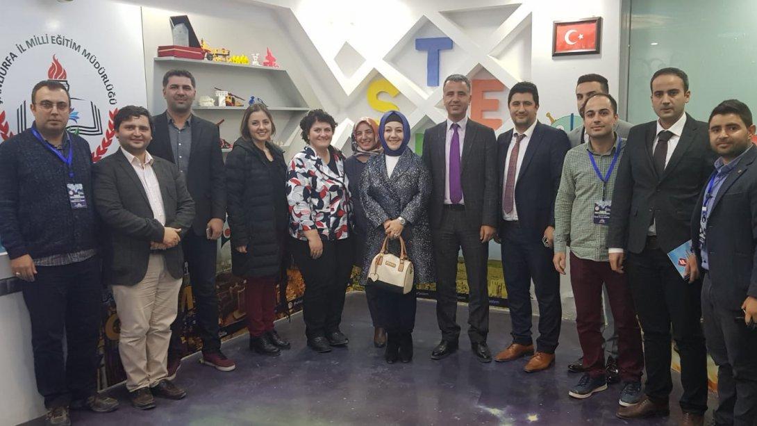 Ortaöğretim Genel Müdürlüğü Ar-Ge Daire Başkanı Gülderen Gültekin Stem ve Bilim Merkezini Ziyaret Etti.