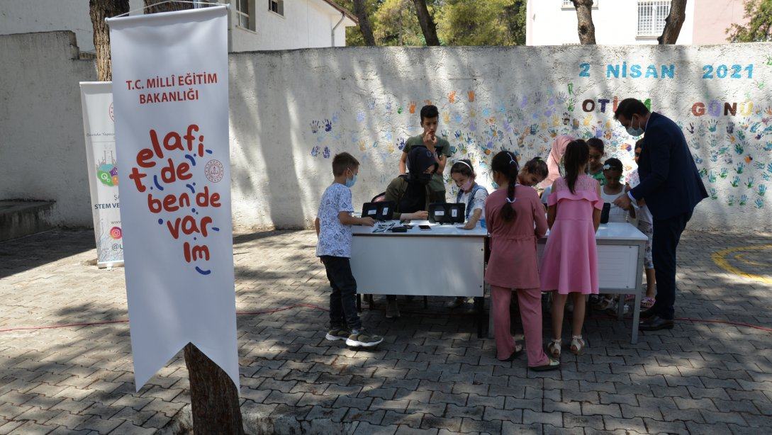 İl Milli Eğitim Müdürü İsmail Yapıcıer Telafide Ben de Varım Etkinliğinin Yapıldığı Eyyübiye Yavuz Selim İlkokulunu Ziyaret Etti