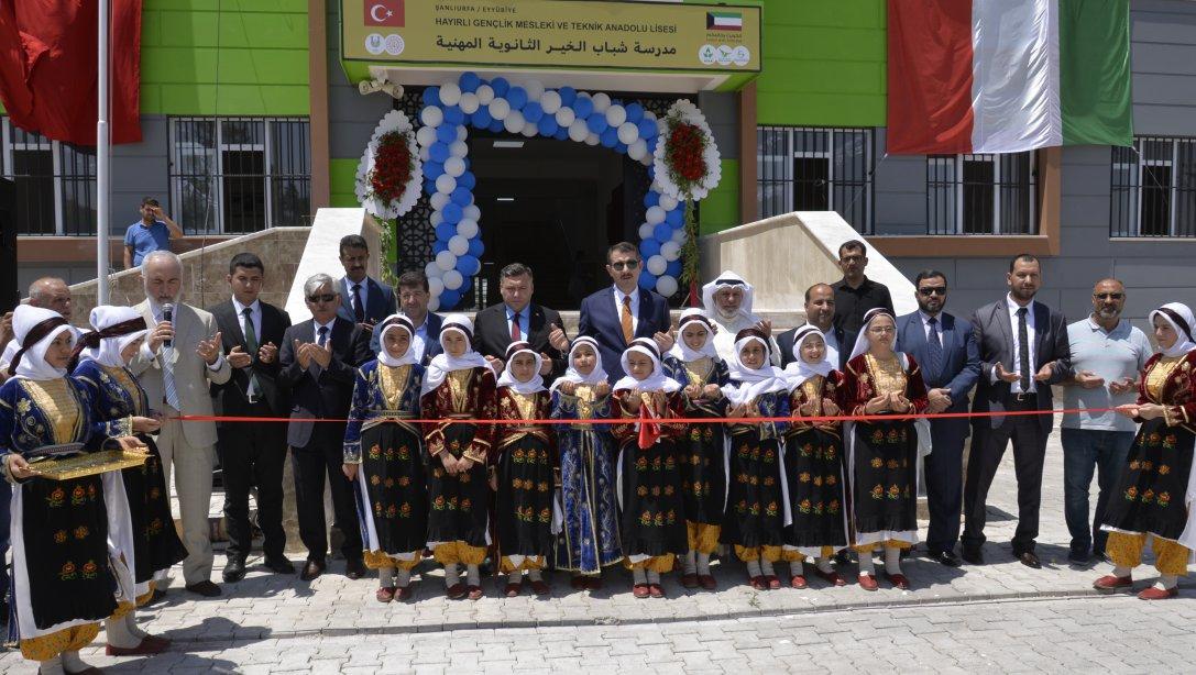 Şebab Al Khayr Meslek Lisesi'nin Açılışı Yapıldı